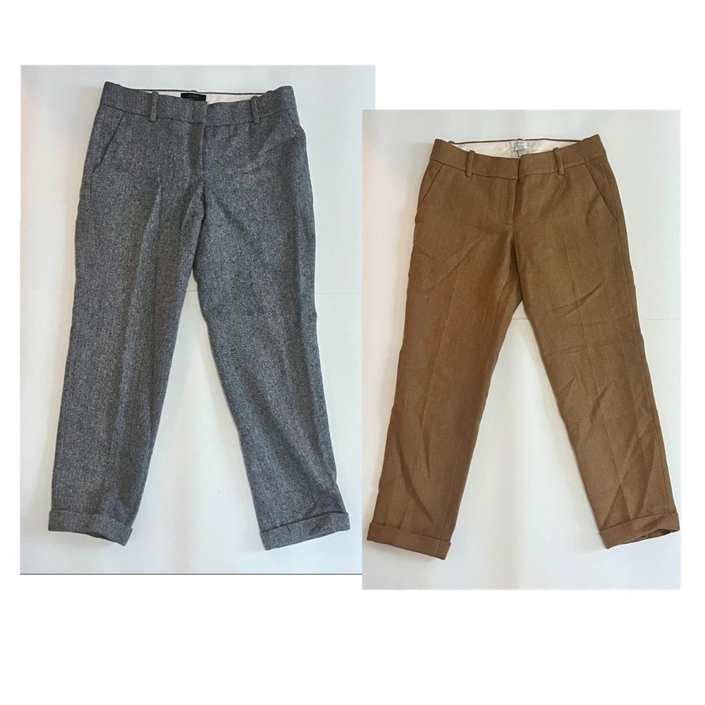 Bundle of Two J. Crew Wool Dress Pants “Café Capris”